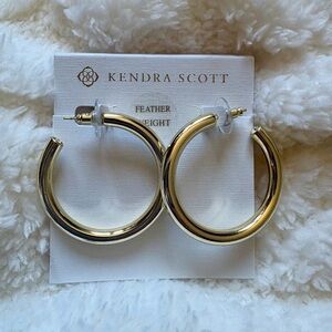 Kendra Scott Gold Colette Hoop Earrings
